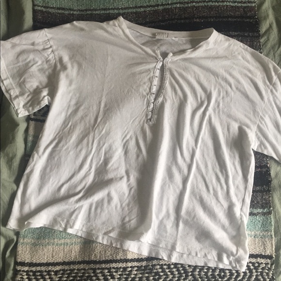 NWOT LNA White T-shirt (XL) - Picture 2 of 3